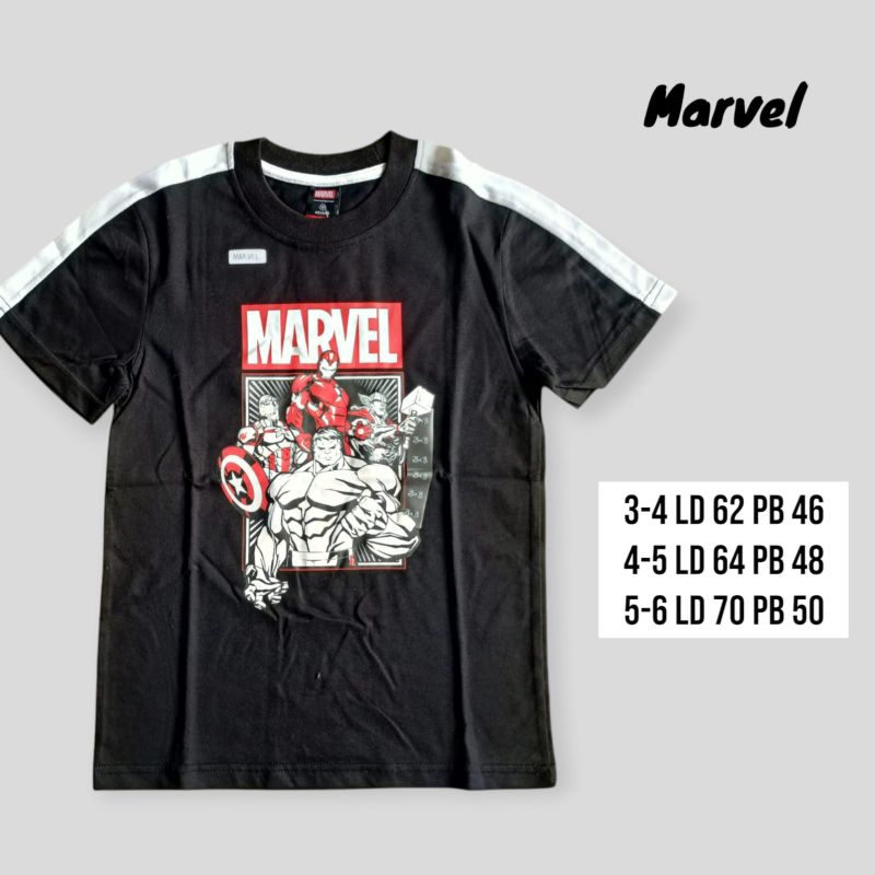 Kaos Nevada Marvel Anak Original Kaos Anak Motif Marvel