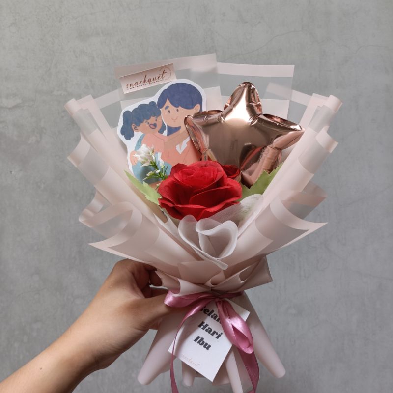 

BOUQUET HARI IBU & AYAH MINI | SNACKQUET | hari ibu / hari ayah / mother's day / father's day / wisuda / graduation / anniv