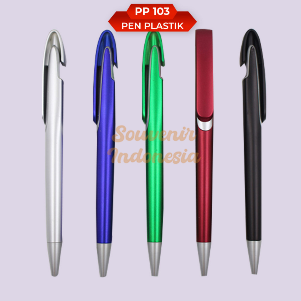 

Pen Plastik Murah Dan Praktis, Cocok Untuk Sehari-Hari Custom Logo/Nama PP 103