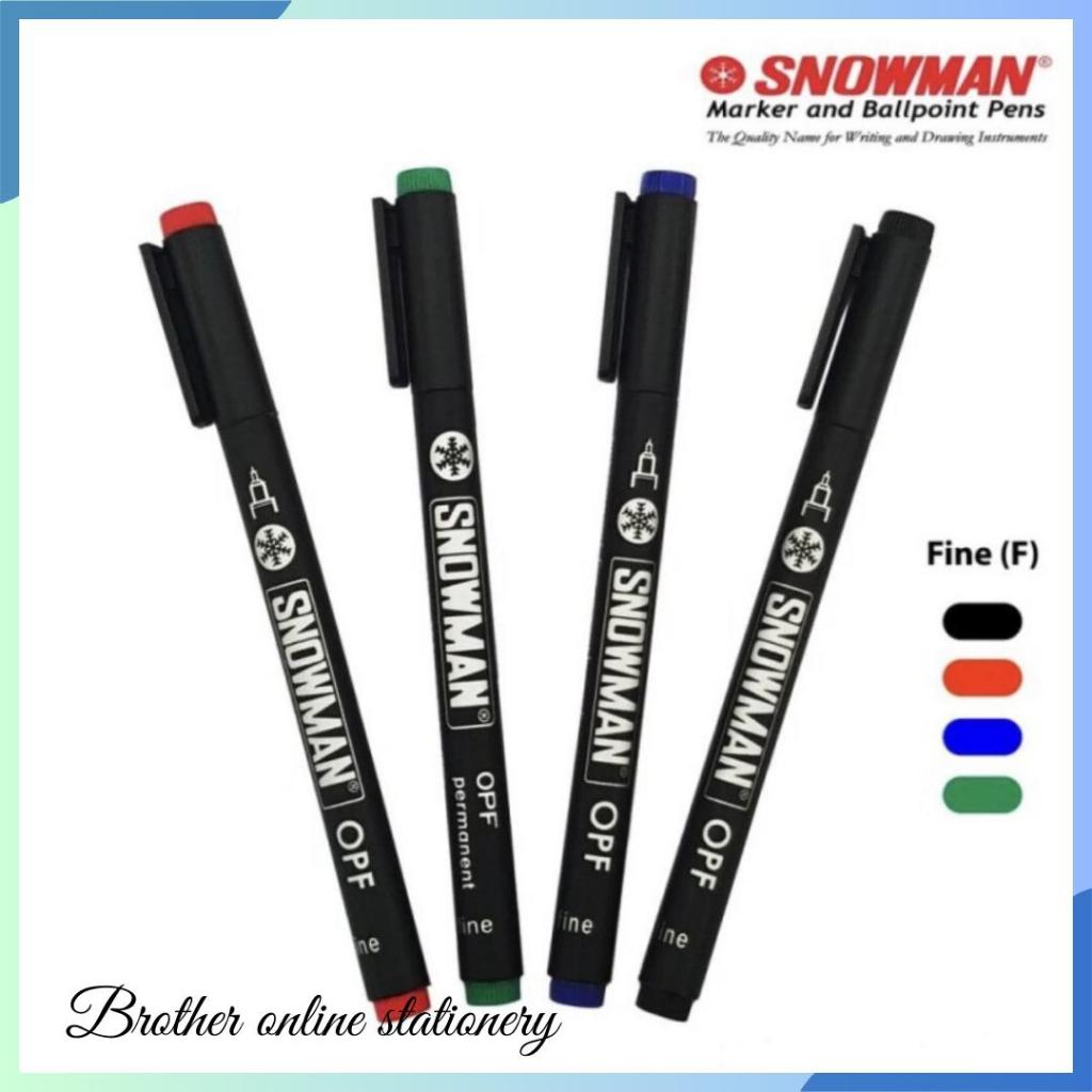 

BOS OPF Snowman Spidol Permanen/Marker/Art Pen/Melukis/Outline Pen
