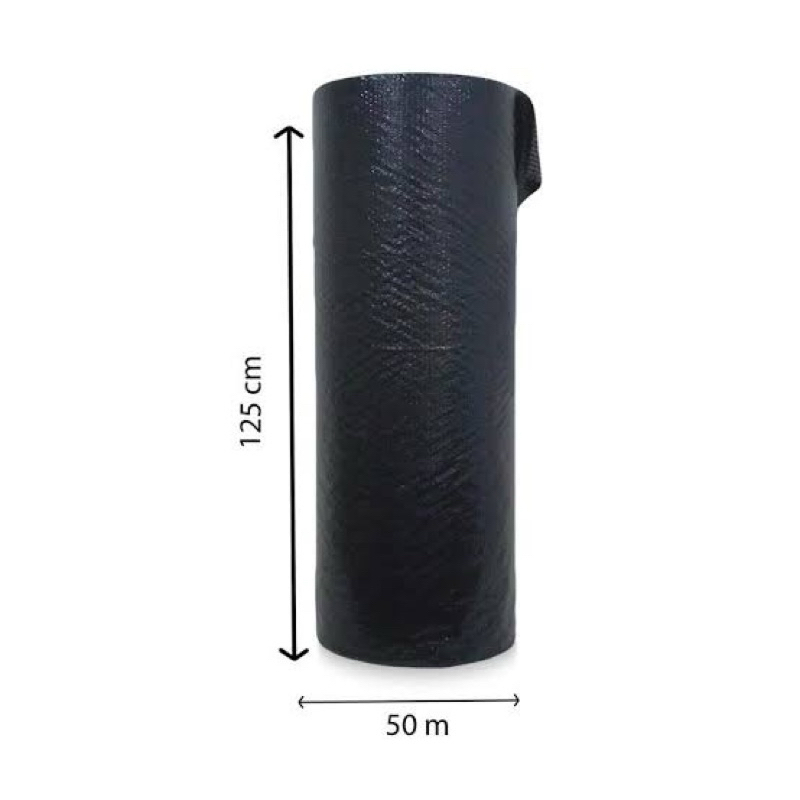 

BUBBLEWRAP 125cm x 50m GRADE A SUPER TEBAL HITAM/BENING