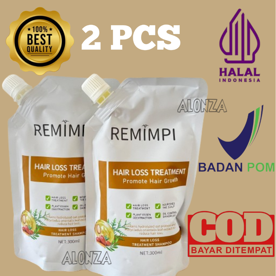 Shampo mencegah rambut rontok remimpi bpom original