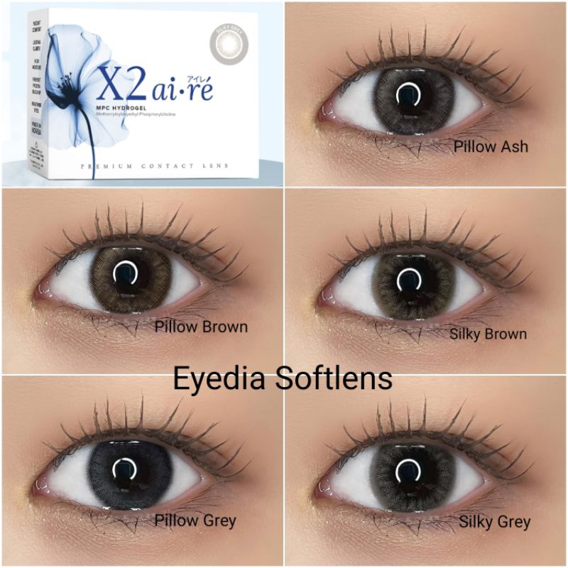 X2 AIRE MPC Softlens warna  softlens minus x2 softlens