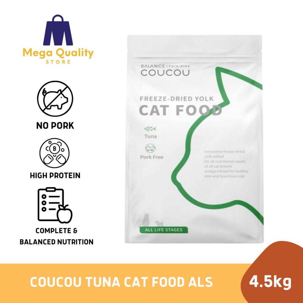 COUCOU Tuna Cat Food All Life Stages Freshpack 4.5kg
