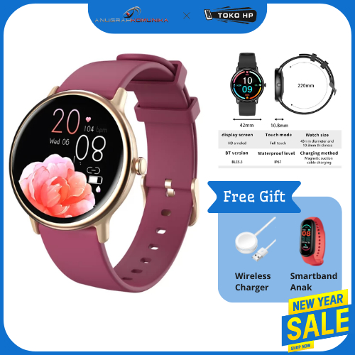 Jam Tangan Wanita Y86 Smartwatch Layar 1.43 Inch Full HD Amoled