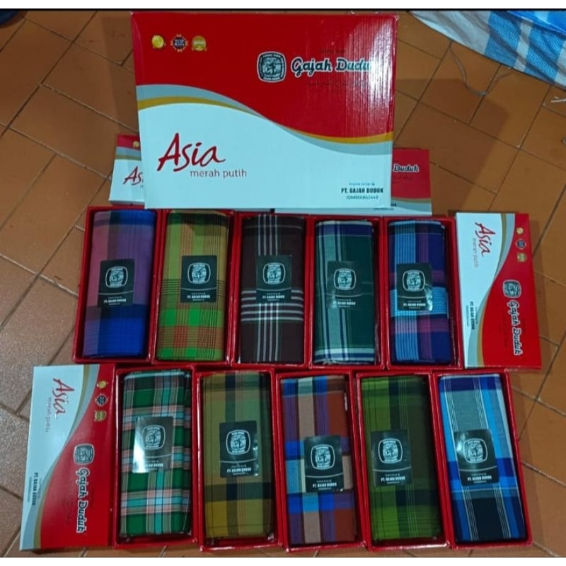 SARUNG GAJAH DUDUK ASIA / SARUNG DEWASA / SARUNG TENUN GAJAH DUDUK ASIA # ORI