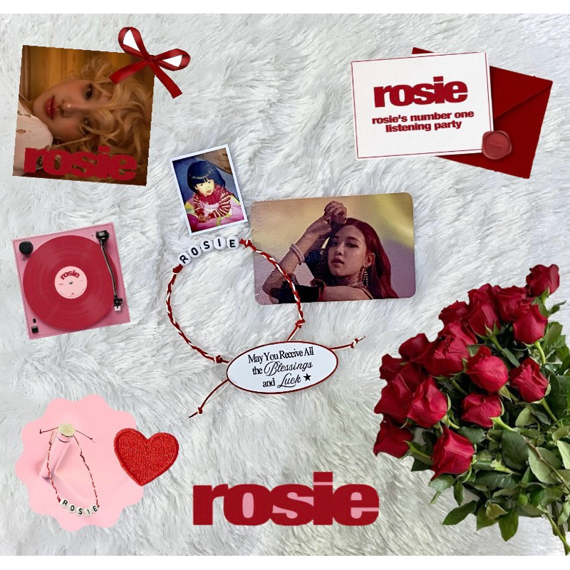 FANMADE BRACELET ALBUM ROSIE LISTENING PARTY