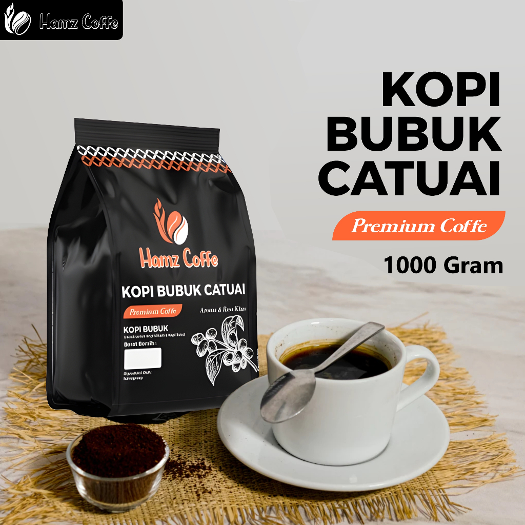 

Hamz Coffee - kopi bubuk catuai aroma khas 1000gr