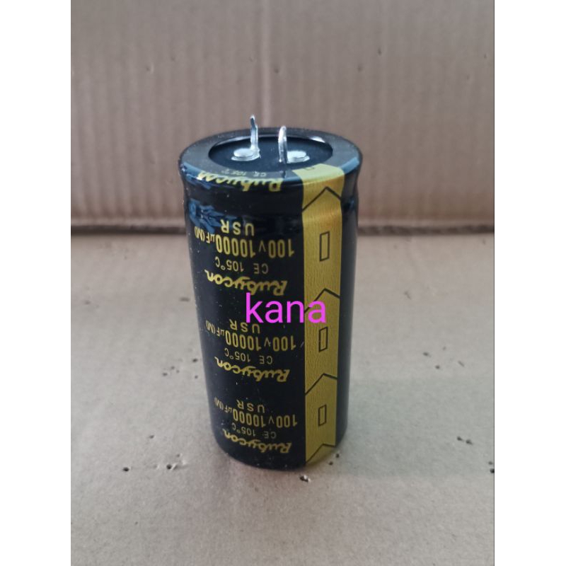 Elco 10000uf 100v Rubycon Hitam USR