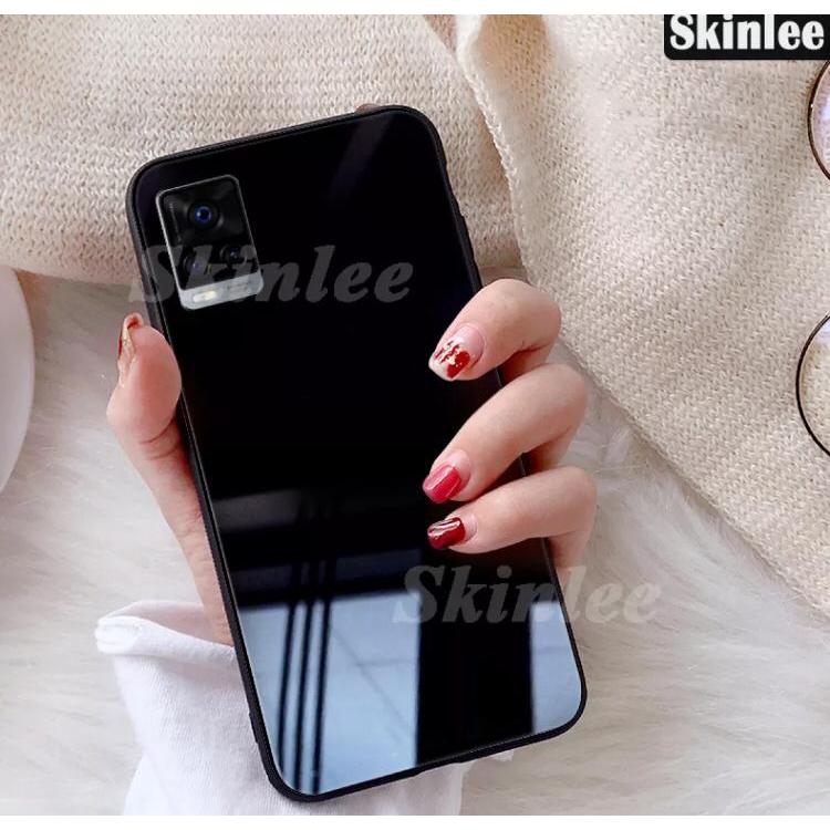 Case Vivo Y12 Y15 Y17 V20SE Terbaru Glass Miror Casing Silikon Cover Soft Case