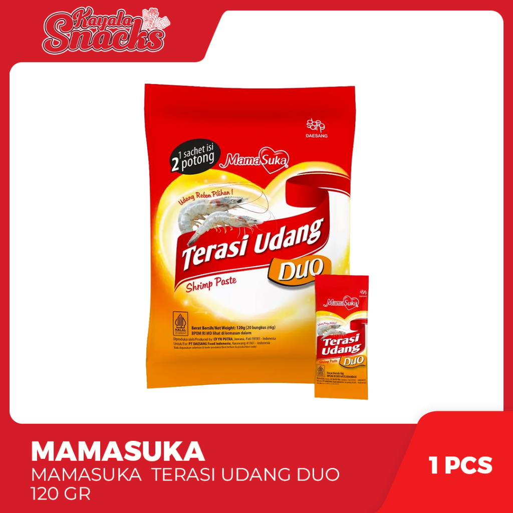 

MAMASUKA Terasi Duo 6gr - 1 Pack x 20 Pcs