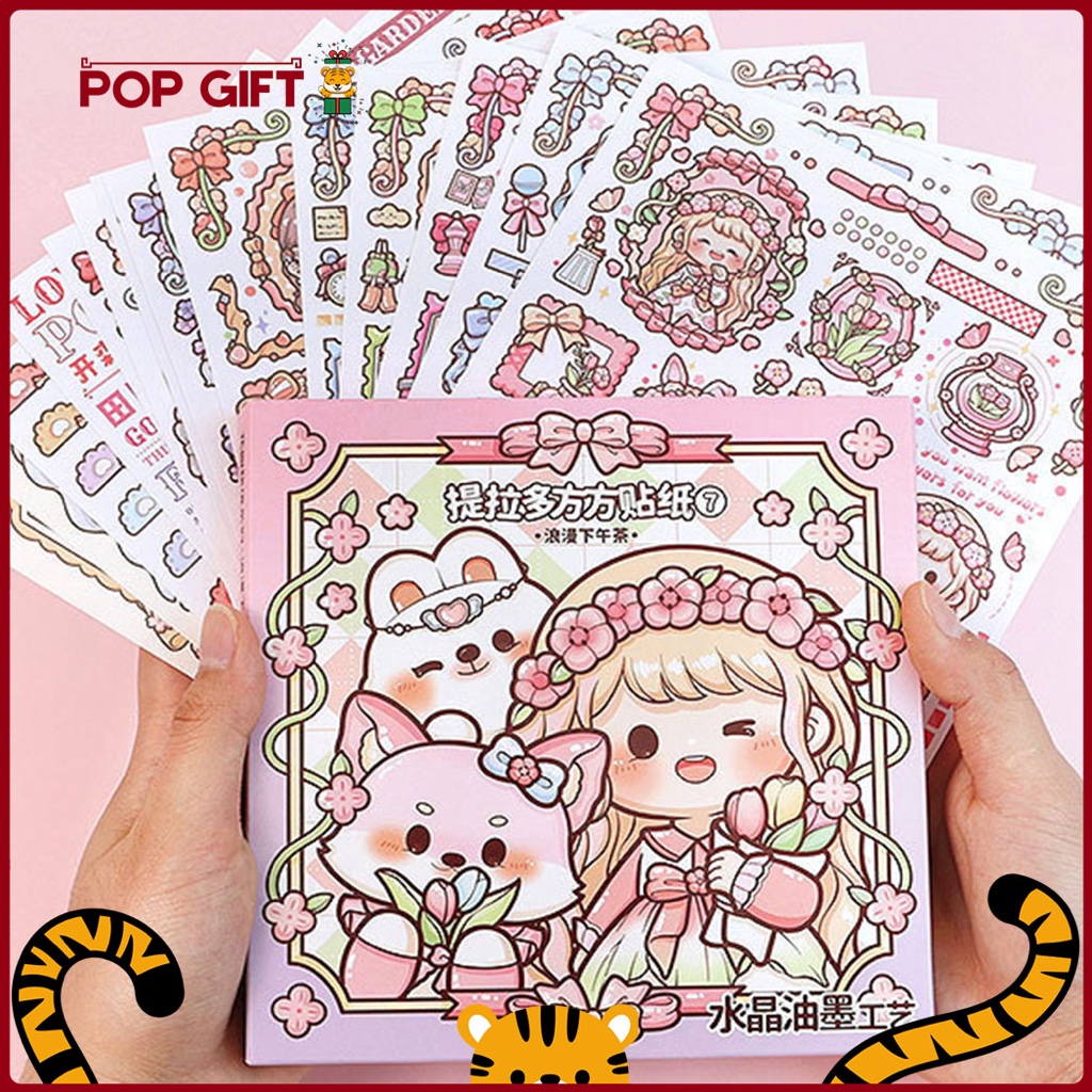 

PG Stiker 1 Pack Buat Dekor Buku Jurnal Edisi Dodogirl Romantic Girl Stiker DIY Stiker Tempel TLD114