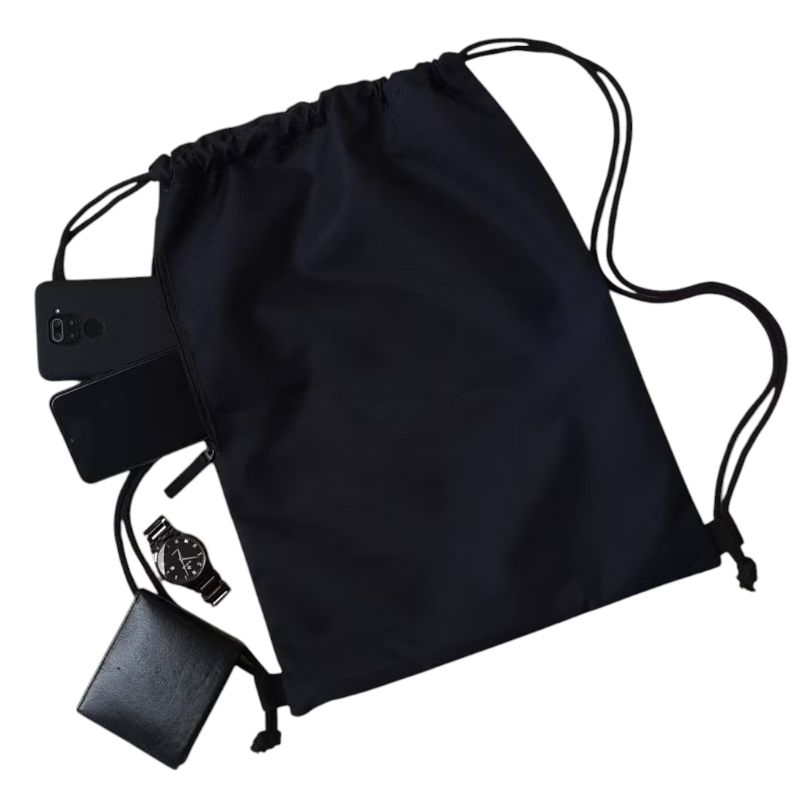 Habibah - Tas Serut Polos Pria wanita Unisex || Tas Serut Anti Air Bisa Custom Gambar sendiri || Tas