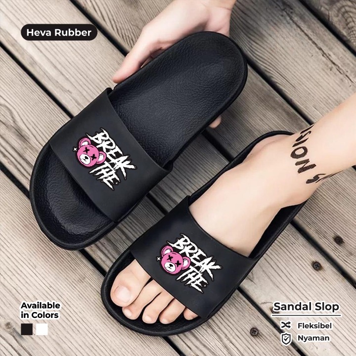 Sandal Selop Anti Air Pria Wanita Kekinian Anti Slip Viral