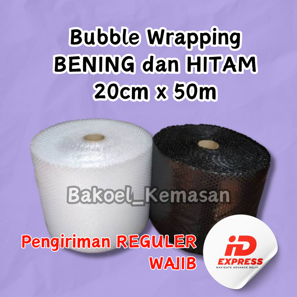 

Bubble Wrapping / Bubble Wrap / Plastik Gelembung / Plastik Bubble 20cm x 50m