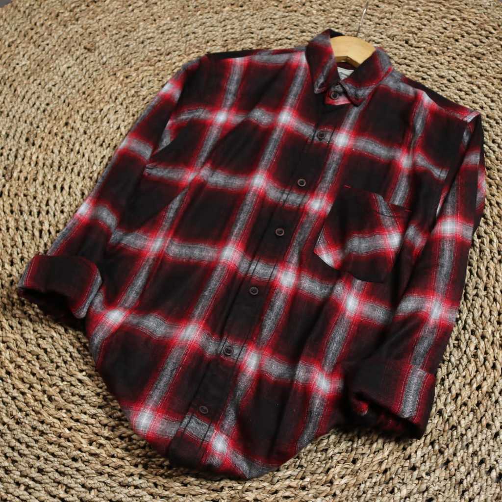 Kemeja Flanel Lengan Panjang Kemeja Pria casual Kemeja flanel Official JackBrown