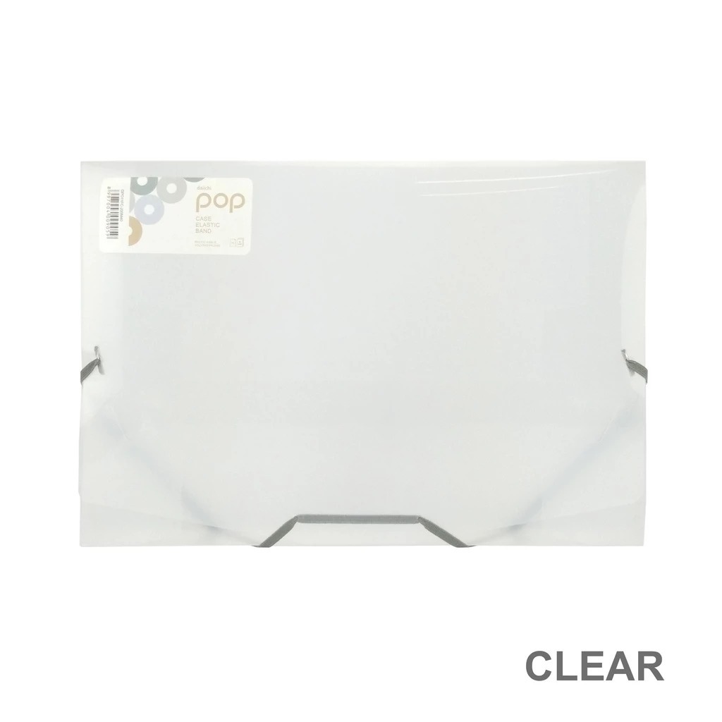 

Daichii Case Elastic Band Folio 4cm - Clear (PCS)