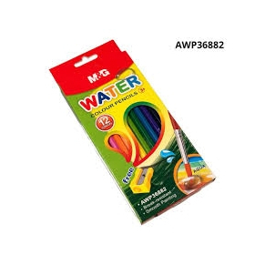 

Pensil Warna Water Colour M&G 12 Warna Colour Pencil #AWP36882 Free Rautan- SHSNP