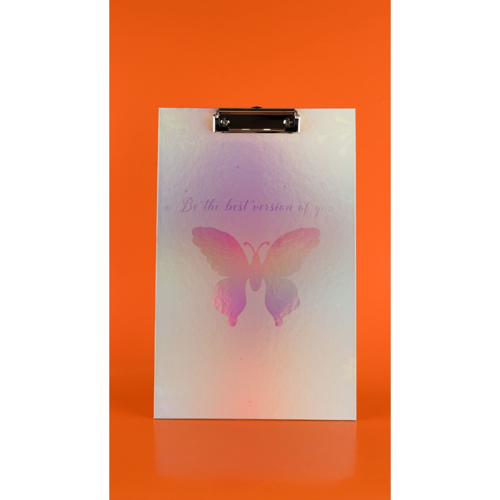 

Papan Ujian / Clipboard Folio Glowing Butterfly