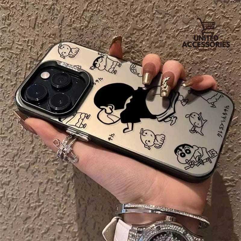 LL64 Premium Matte Case Casing Hp Cartoon Shin Chan Untuk INFINIX SMART 5 SMART 6 SMART 7 SMART 8 SM