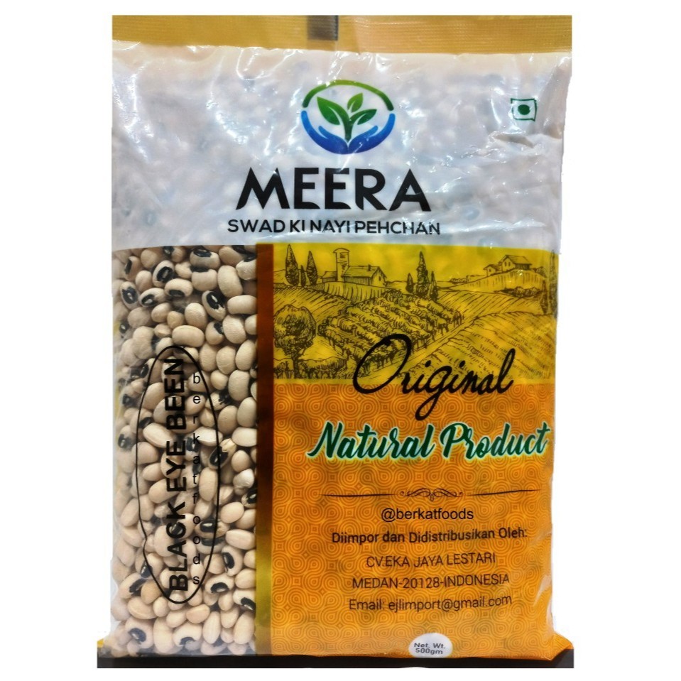

BLACK EYE BEEN MEERA 500G / Kacang Putih / Kacang Mata Hitam
