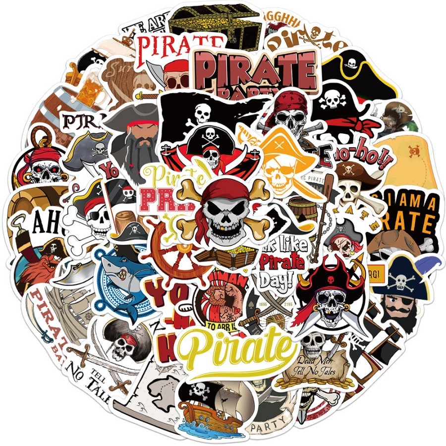 

Stiker Bajak Laut Cutting Vinyl