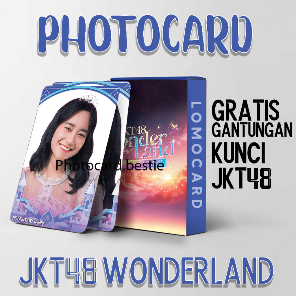 PHOTOCARD JKT48 GRATIS GANTUNGAN KUNCI,EDISI WONDERLAND, WALPAPER 13TH ANIVERSARY,BISA COD TANPA PO