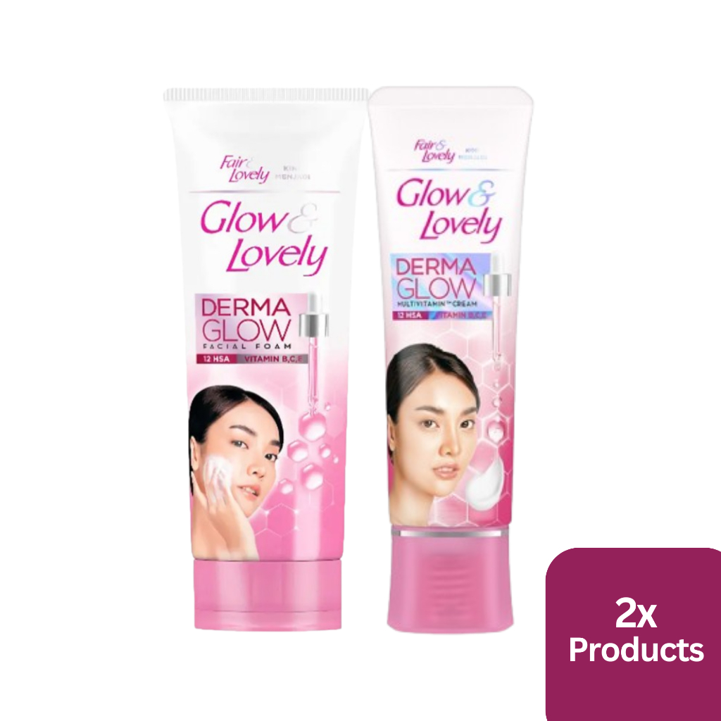 Glow & Lovely Multivitamin Cream 46gr & Multivitamin Facial Foam 100gr