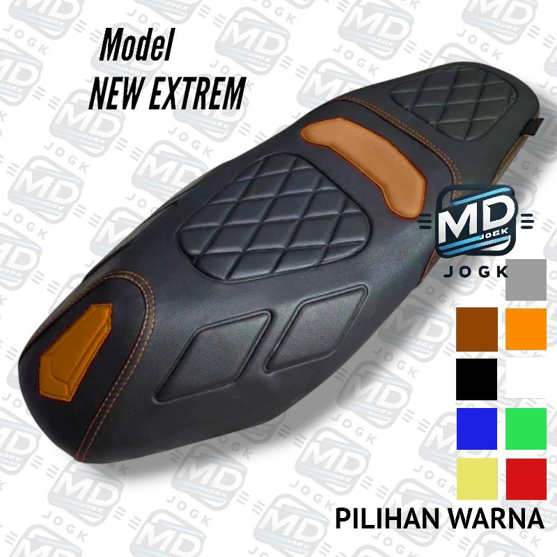 Kulit jok motor NEW EXTREM Sarung jok motor beat / vario 125 / vario 150 / vario / scoopy / genio / 