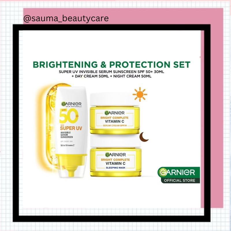 garnier cream siang malam garnier night cream day cream garnier - garnier bright complete vitamin c 