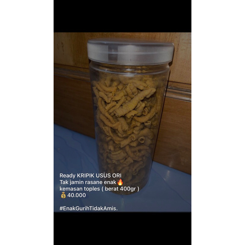 

Kripsus enak ga bau amis tempat toples