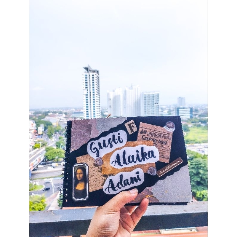 SCRAPBOOK CUSTOM | SCRAPBOOK LAMPU | HADIAH AESTHETIC | BUKU ALBUM