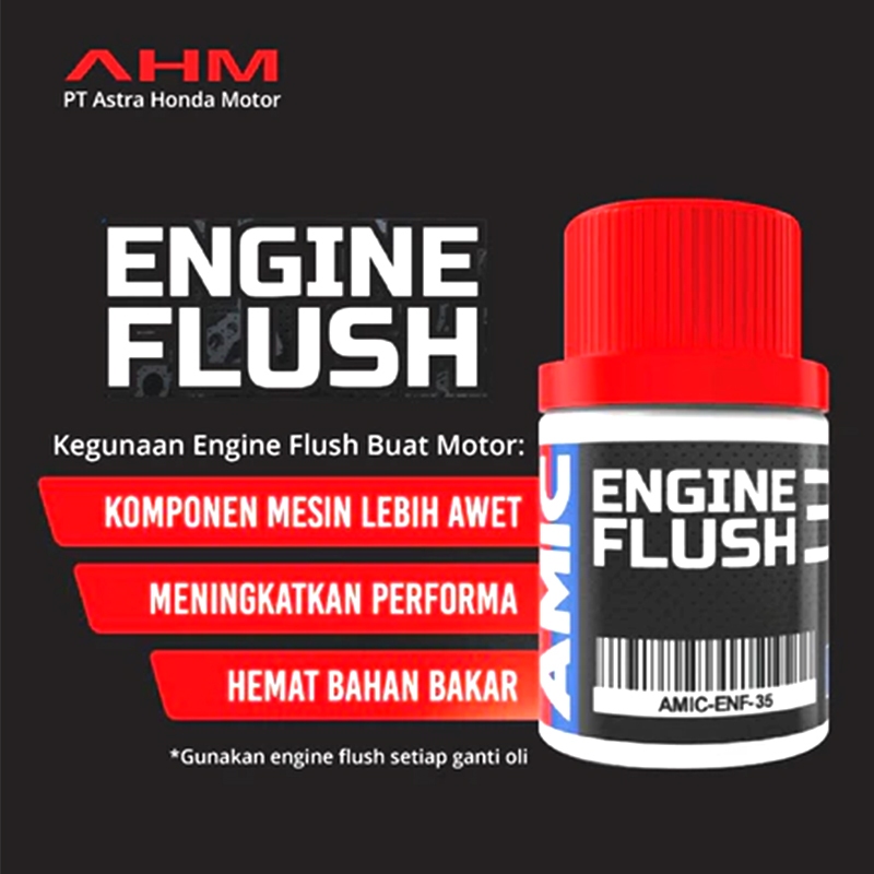 Amic-Enf-35 Engine Flush Oli Pembersih Kerak Mesin Motor Matic 30 Ml Original Honda