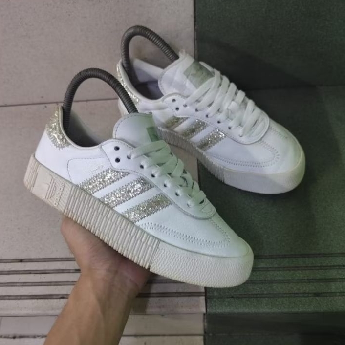 Adidas Samba Rose White Silver