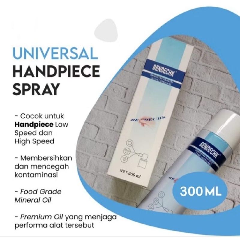 Dental minyak Handpieces Oil Spray Dental Lubricant Minyak Handpieces Bendechk untuk Highspeed dan L