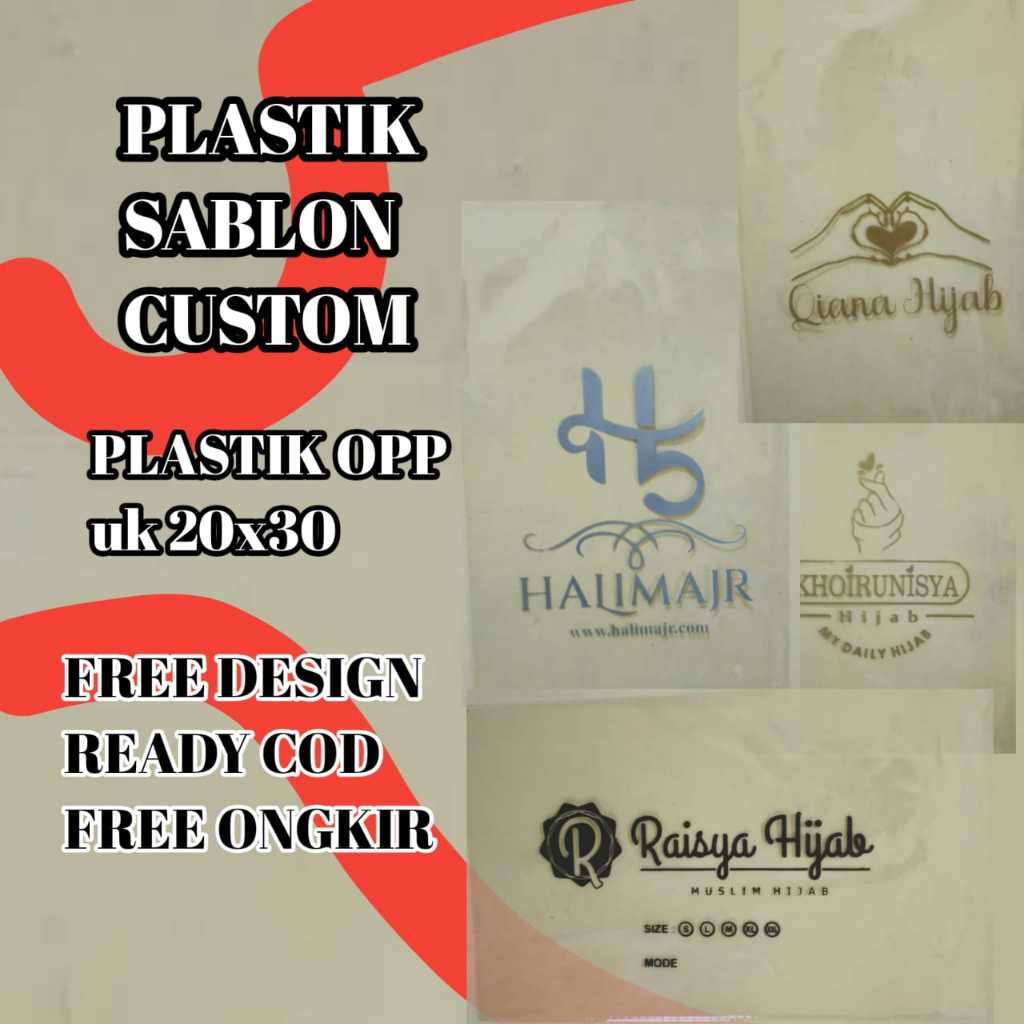 

plastik sablon custome .opp klip.ziplock,polimere,