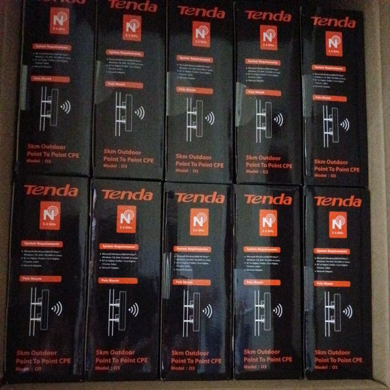 Tenda O3 5km Outdoor P2P V3 10pc