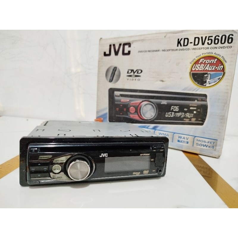 SINGLEDIN, JVC KD-DV5606 ORIGINAL BEKAS BAIK