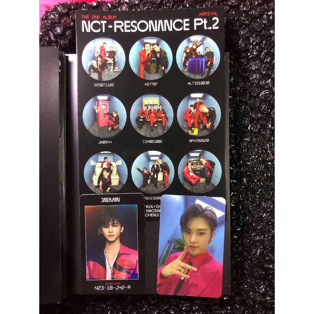 [PRELOVED UNSEALED] ALBUM NCT 2020 RESONANCE PT. 2 (ARRIVAL VER.) PC YUTA, ACCESS CARD JAEMIN