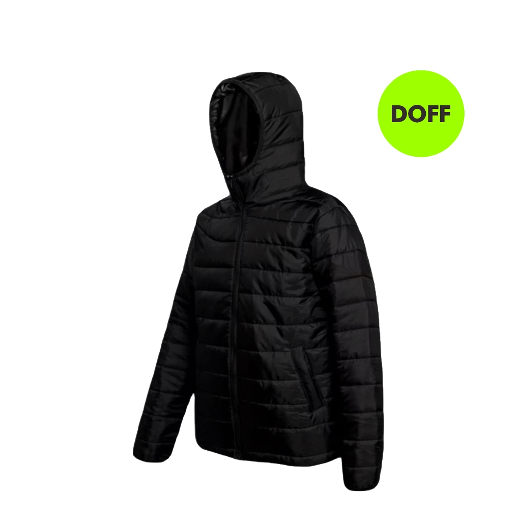 Confused Jaket Puffer Gelembung Outdoor Musim Dingin Pria Wanita Pasti Ori