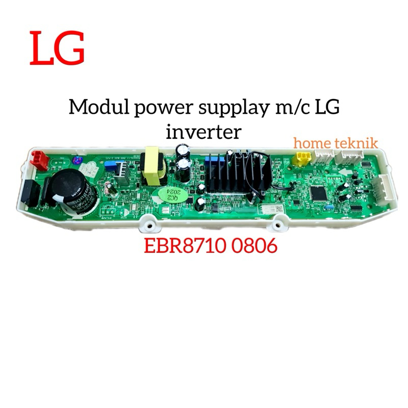 Modul power supplay mesin cuci LG smart inverter part EBR8710 0806 ori Baru