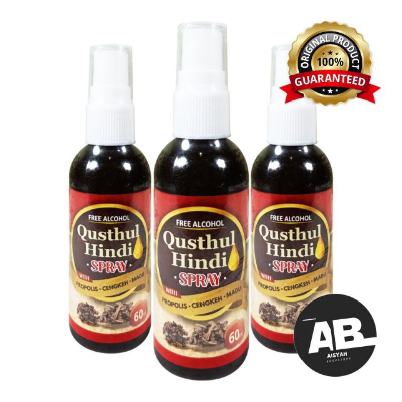 

QUSTHUL HINDI SPRAY ISI 60ml Produksi : HERBAL BEKAZIE