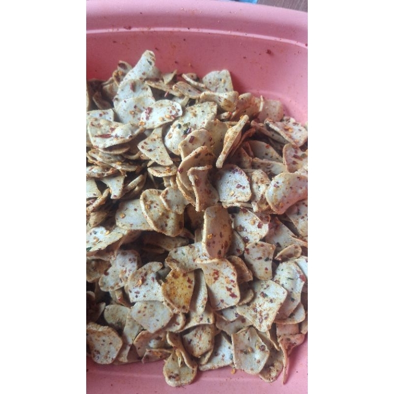 

basreng pedas kencur daun jeruk