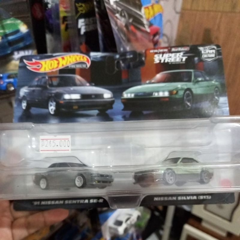 Hotwheels Premium 2 Pack Nissan Sentra & Nissan Silvia S13