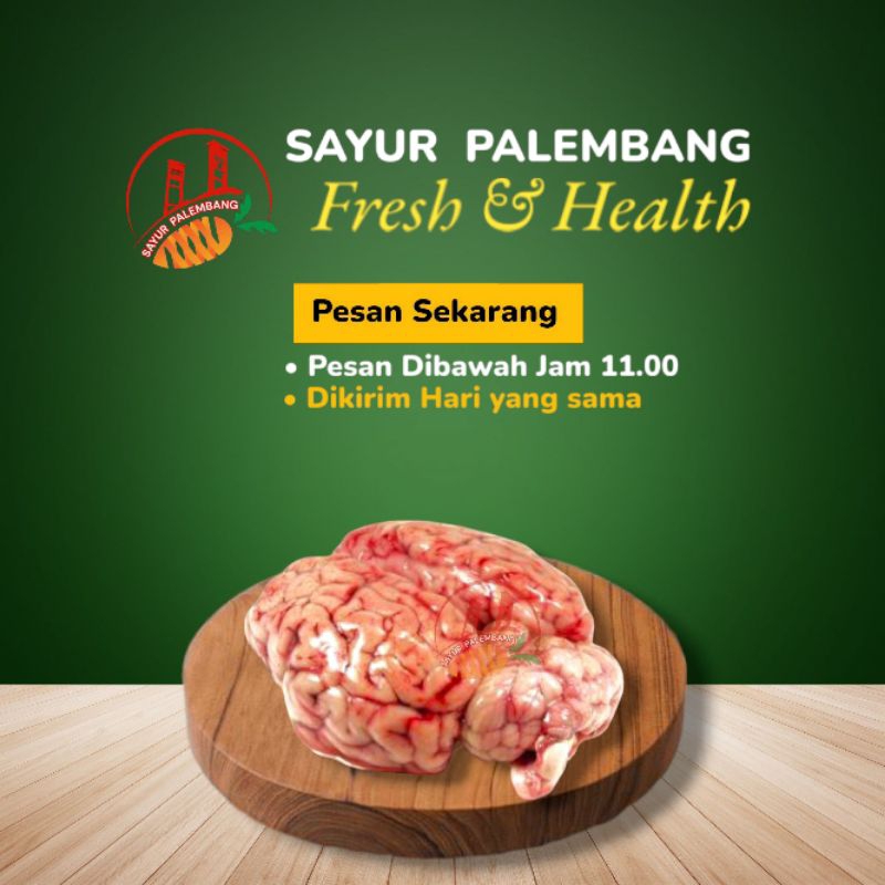 

Otak Sapi Utuh 1pcs - Sayur Palembang