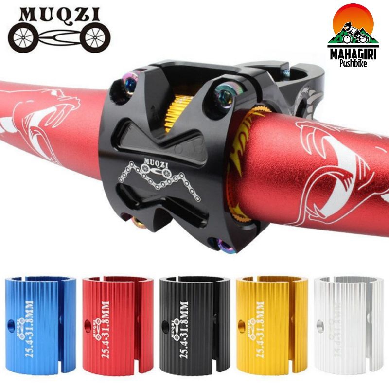 Adaptor stang muqzi 25.4-31.8 handlebar setir stem oversize pushbike balance bike sepeda