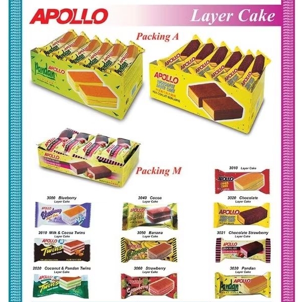 

APOLLO layer cake/ kue lapis jajanan Malaysia