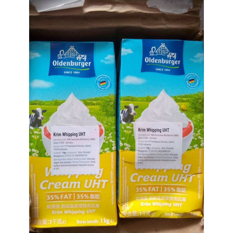 

Oldenburger Krim Whiping krim UHT 1KG