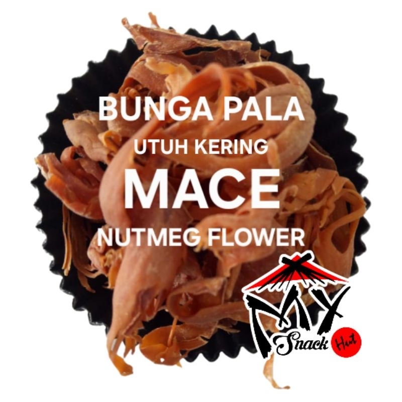 

BUNGA PALA KERING 25GR DRIED KEMBANG FULI PULI POLO SEMPRA RED ORANGE MACE NUTMEG JAVITRI SKIN UTUH