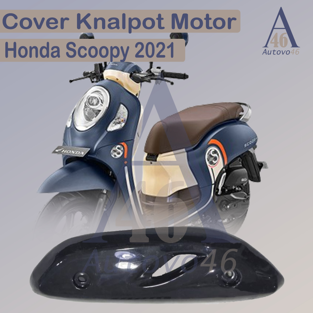 Cover Pelindung Tutup Knalpot Motor Honda Scoopy 2021 Autovo46